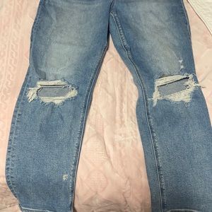 American eagle curvy mom high rise jeans